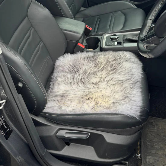 Luxury Long Wool Sheepskin Car Seat Pad