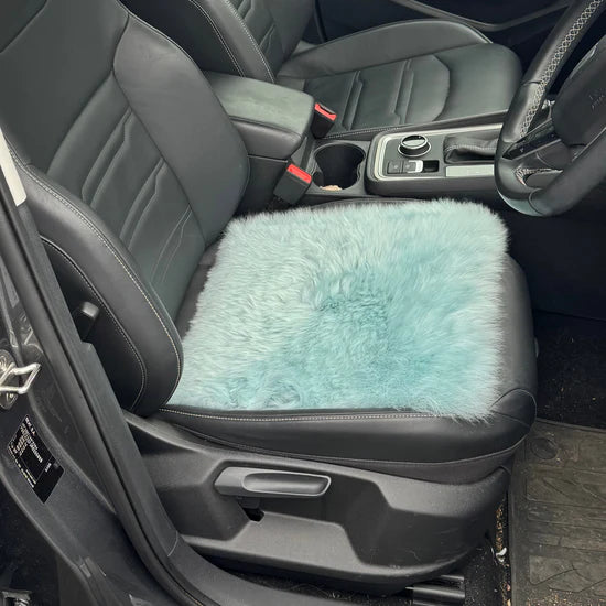 Luxury Long Wool Sheepskin Car Seat Pad