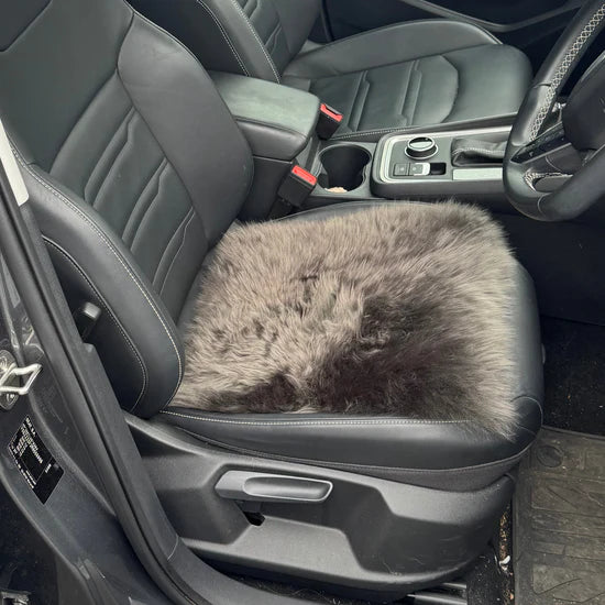 Luxury Long Wool Sheepskin Car Seat Pad