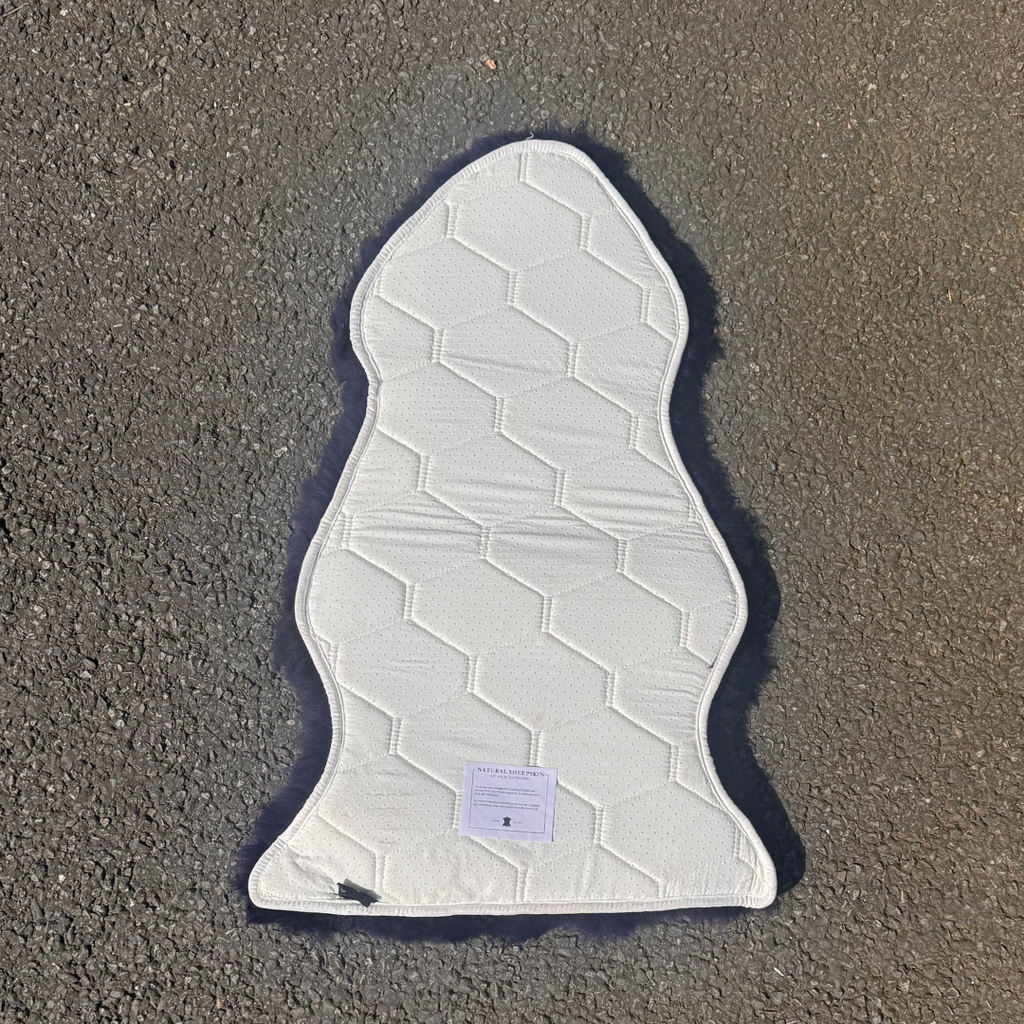 Purple Quilt Backed Sheepskin