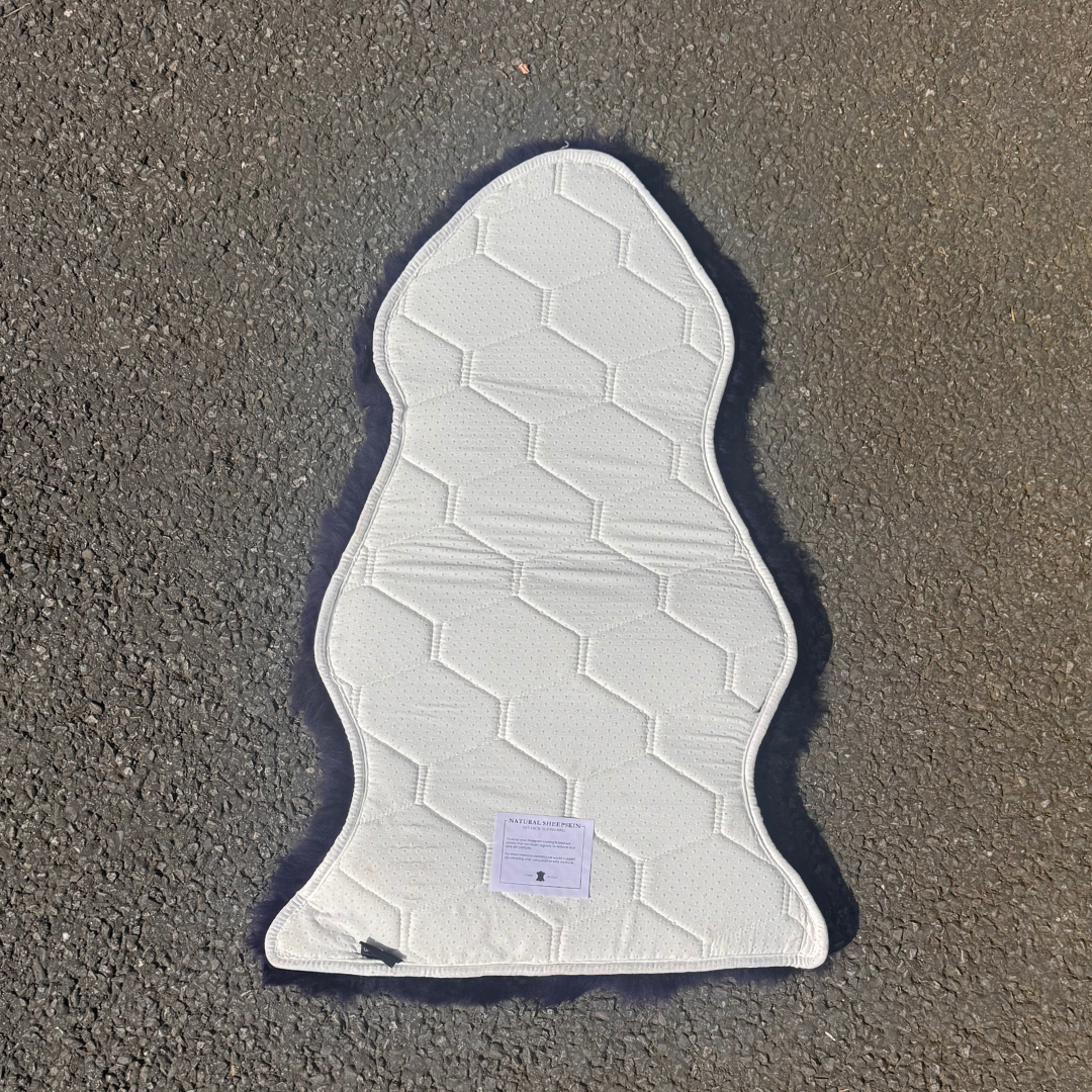 Purple Quilt Backed Sheepskin