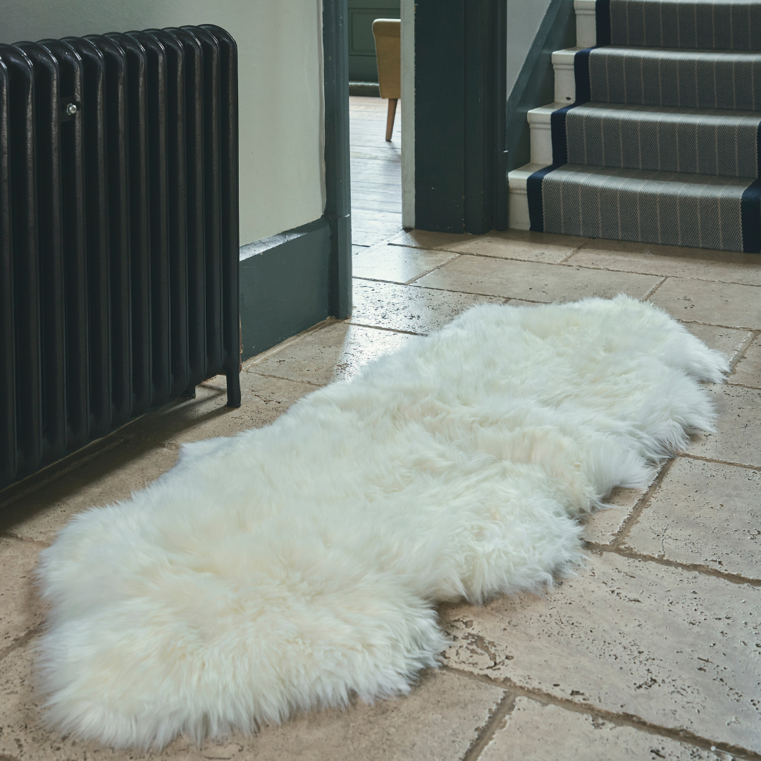 Ivory Premium Double Sheepskin