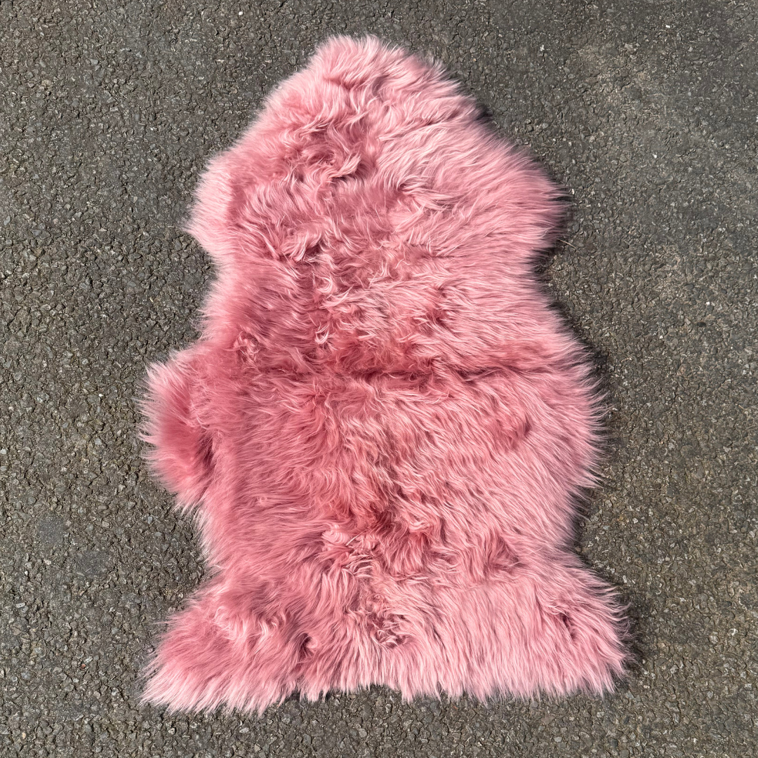 Dark Pink Premium Sheepskin