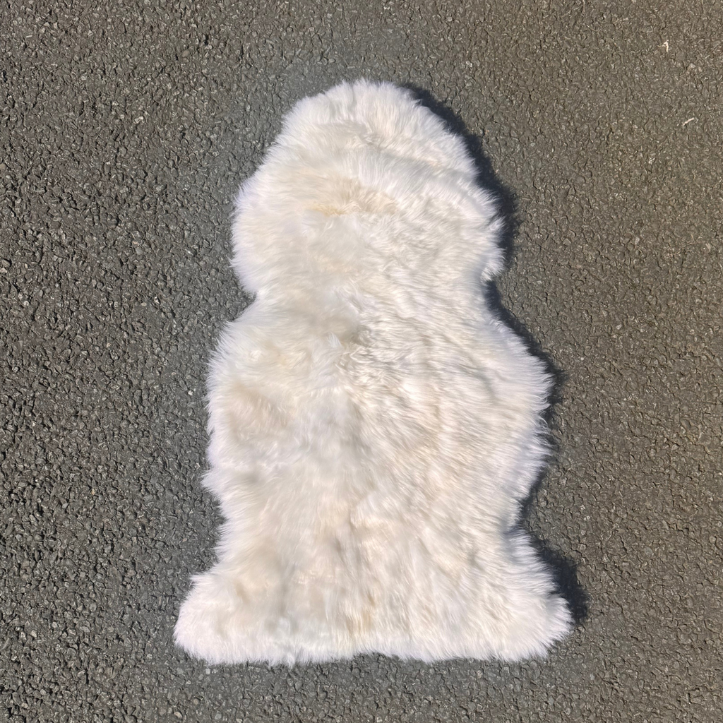 Ivory Quilt Backed Sheepskin