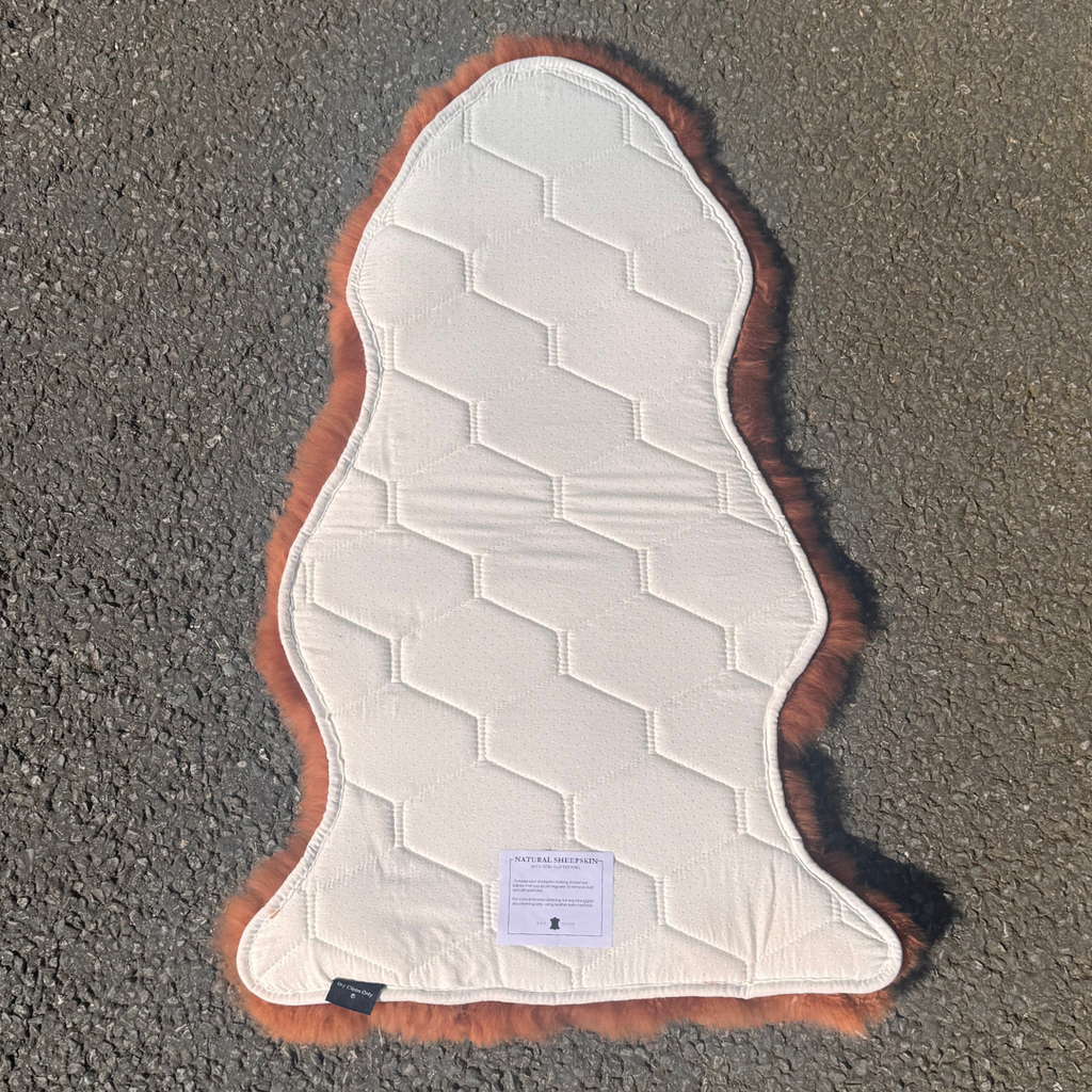 Brick Quilt Backed Sheepskin