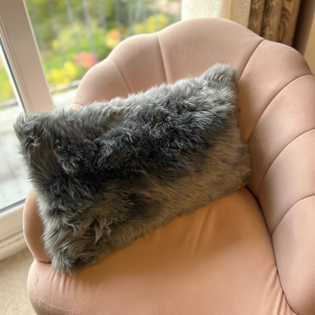 Luxury Sheepskin Lumbar Cushions 30cm x 50cm
