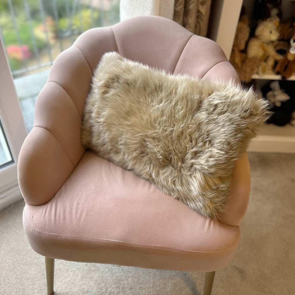 Luxury Sheepskin Lumbar Cushions 30cm x 50cm