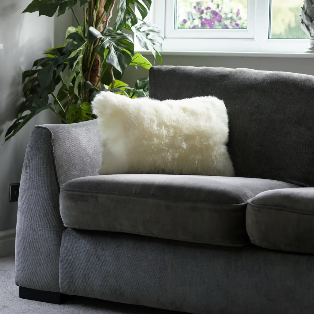 Luxury Sheepskin Lumbar Cushions 30cm x 50cm
