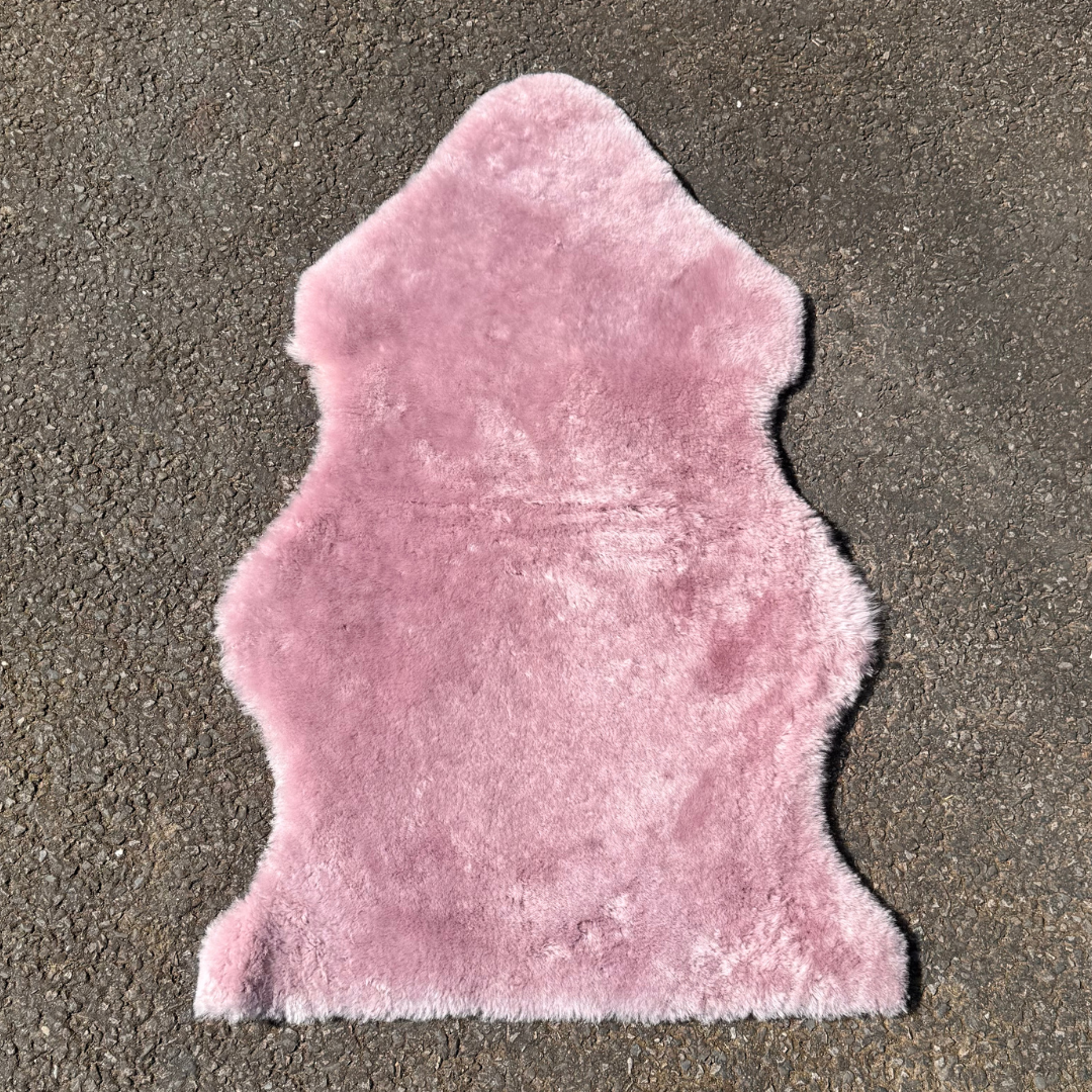 Short Wool Rose Sheepskin