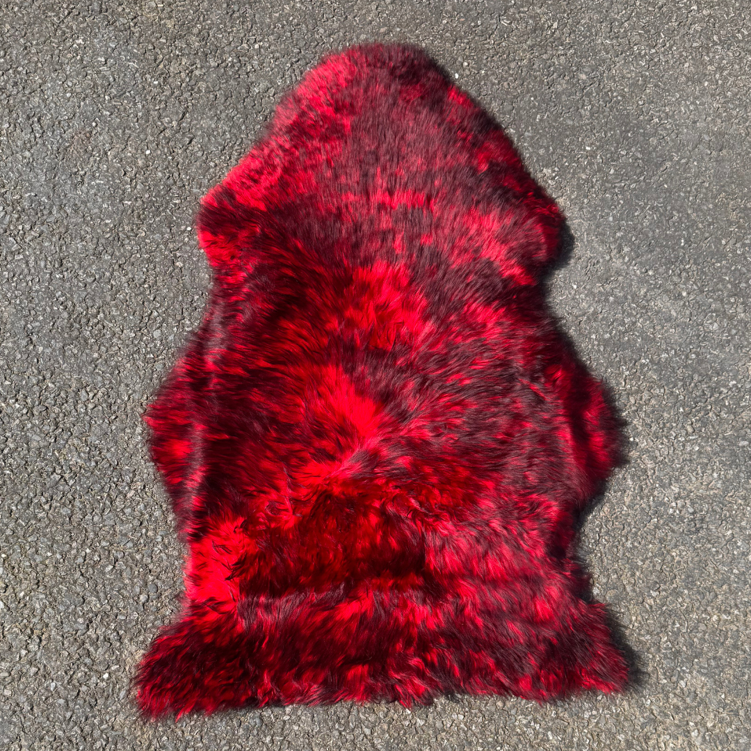 Red Black Tip Premium Sheepskin