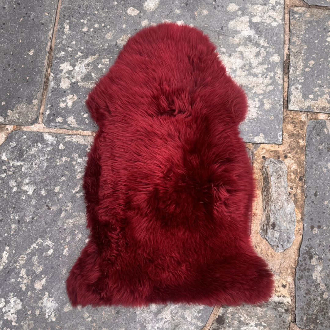 Blood Red Premium Sheepskin