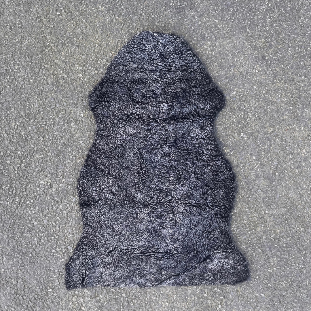 Graphite Curly Sheepskin
